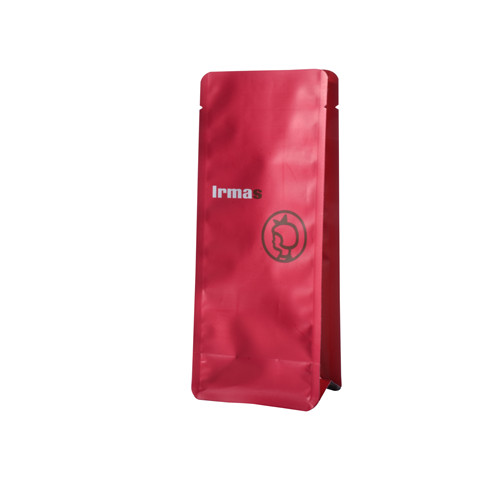 buen calidad Bolsas de café biodegradables rojas personalizadas venta al por mayor