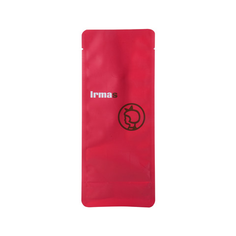 Bolsas de café biodegradables rojas personalizadas
