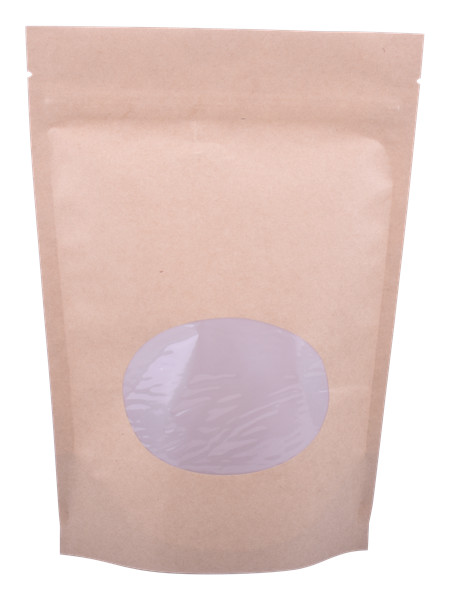 buen calidad Bolsas 100 biodegradables de papel kraft con ventana venta al por mayor
