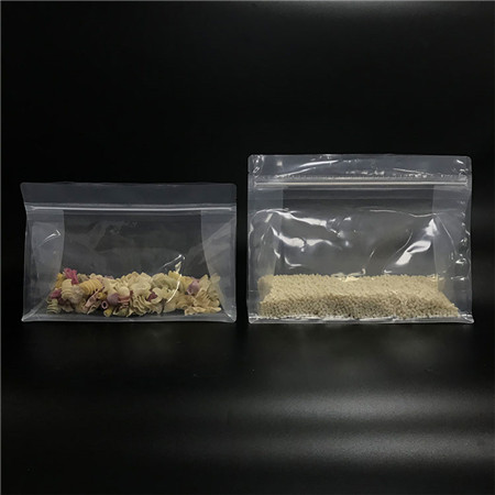 buen calidad Bolsa de comida transparente con cremallera venta al por mayor