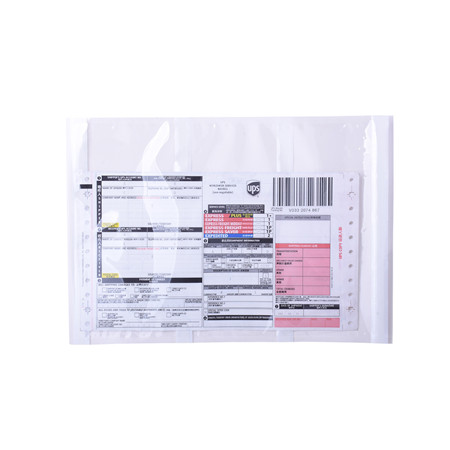 Bolsas de mensajero transparentes personalizadas