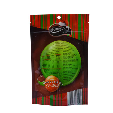 Bolsas de embalaje personalizadas para aperitivos navideños