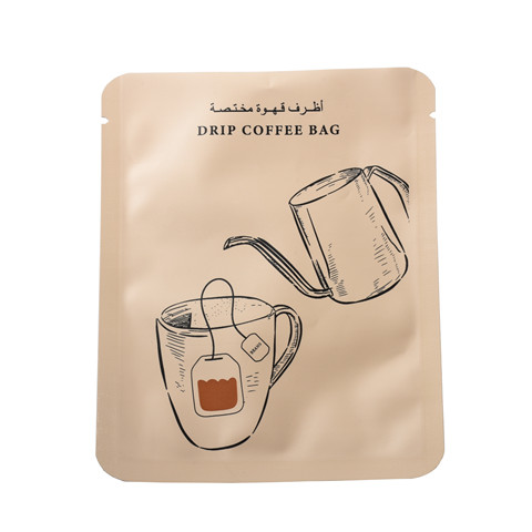 Bolsas de embalaje de té selladas por tres lados personalizadas