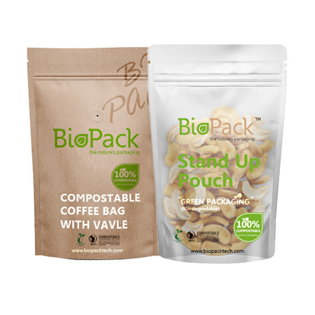 buen calidad Bolsas ecológicas compostables personalizadas para alimentos venta al por mayor