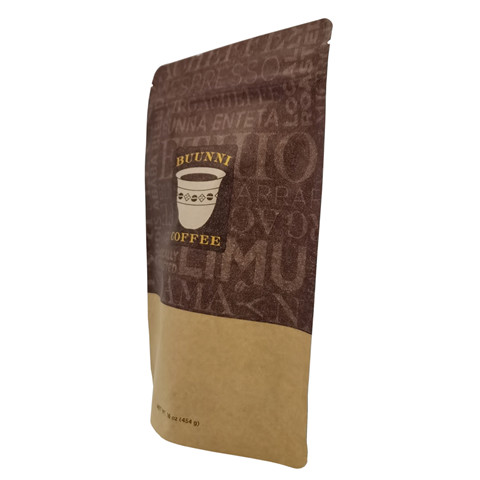 Bolsas de café Kraft de pie personalizadas