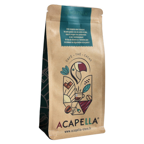 Bolsas de café impresas personalizadas con cremallera