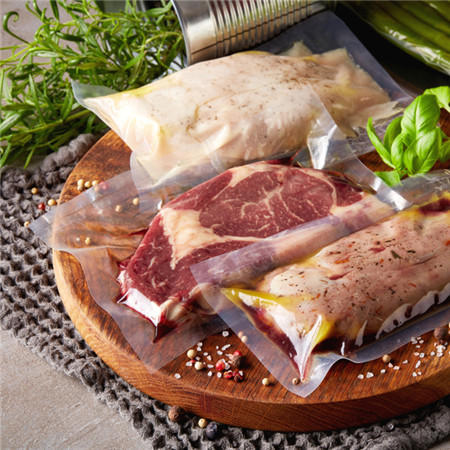 Bolsas compostables sellables al vacío para vegetales y carnes para almacenamiento personalizado