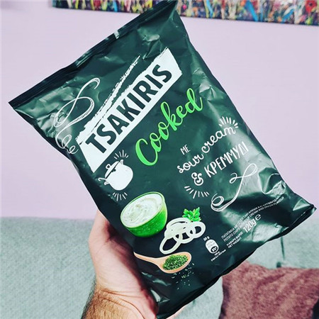 Bolsas de papas fritas compostables personalizadas que se pueden llenar con nitrógeno