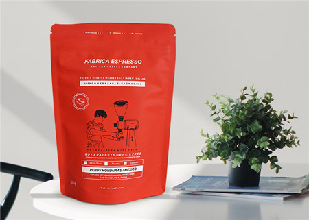 costumbre Bolsa de embalaje de café con cremallera en línea
