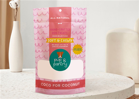 Bolsas ecológicas personalizadas con cremallera para alimentos para mascotas