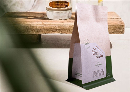 Bolsa de café con válvula y ziplock