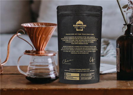 Bolsa de pie para empaquetar granos de café de Malasia