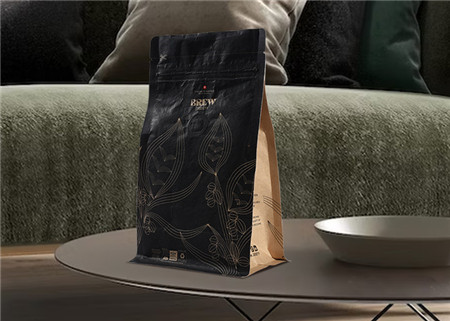 Bolso de grano de café de impresión personalizada al por mayor