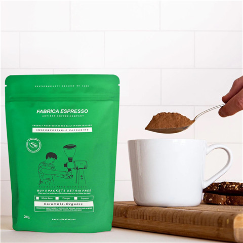 Bolsas de café biodegradables personalizadas