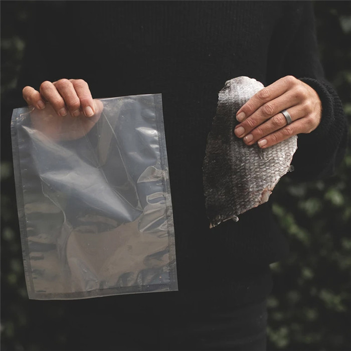 Bolsas de vacío de alimentos biodegradables impresas translúcidas personalizadas