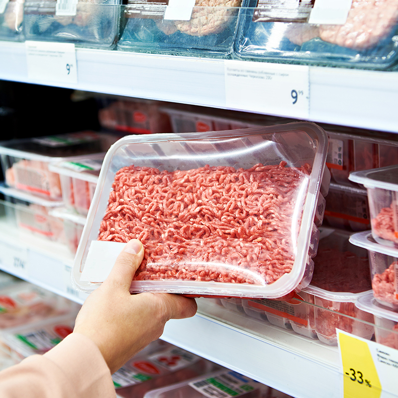 Bolsas de vacío de alimentos biodegradables de supermercado personalizado